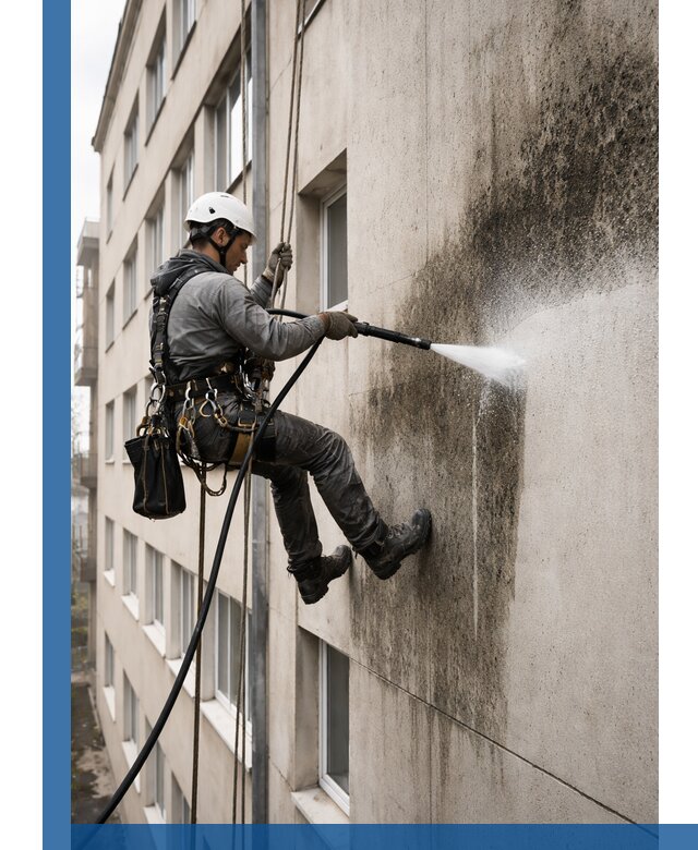 Профессиональная очистка фасадов от плесени в Каспийске