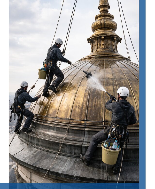 Мойка куполов и шпилей в Каспийске от 8145 р. - заказать | ВЫСОТНИК-Ксп