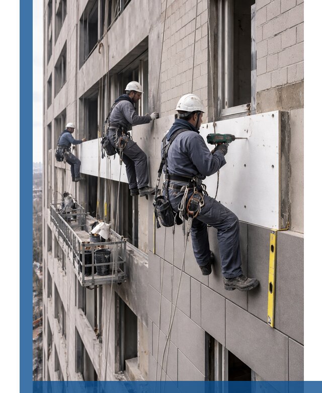 Монтаж фасадных термопанелей высокого качества в Каспийске