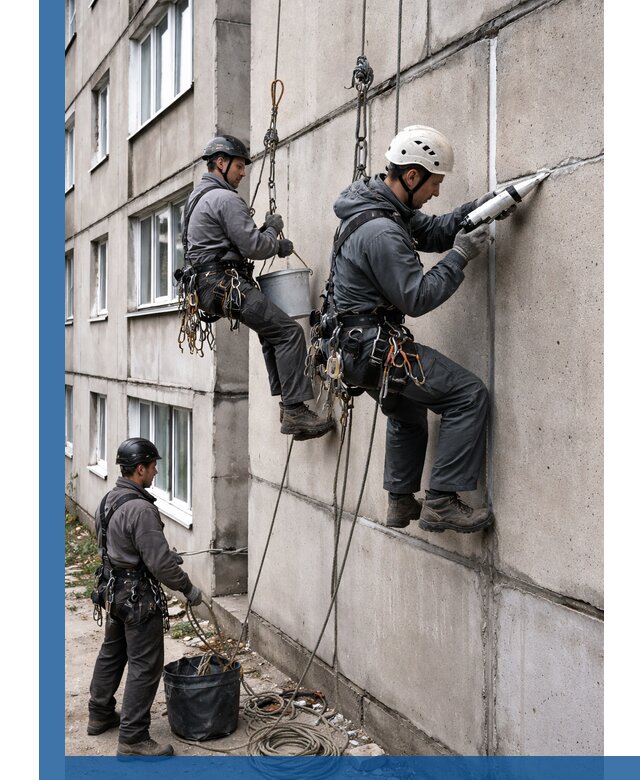 Герметизация межпанельных швов в Каспийске с гарантией герметичности