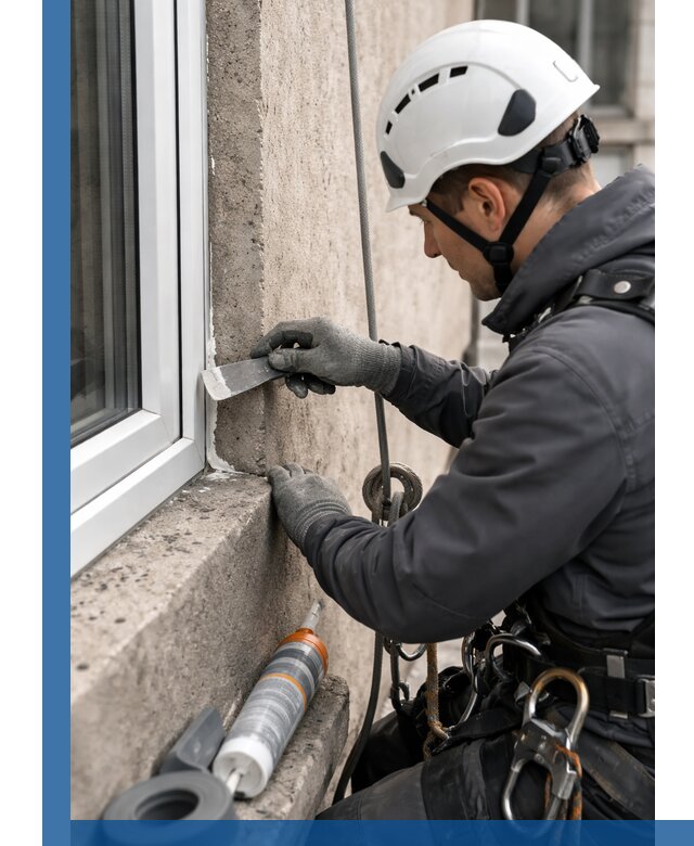 Герметизация монтажных швов окон в Каспийске с гарантией качества