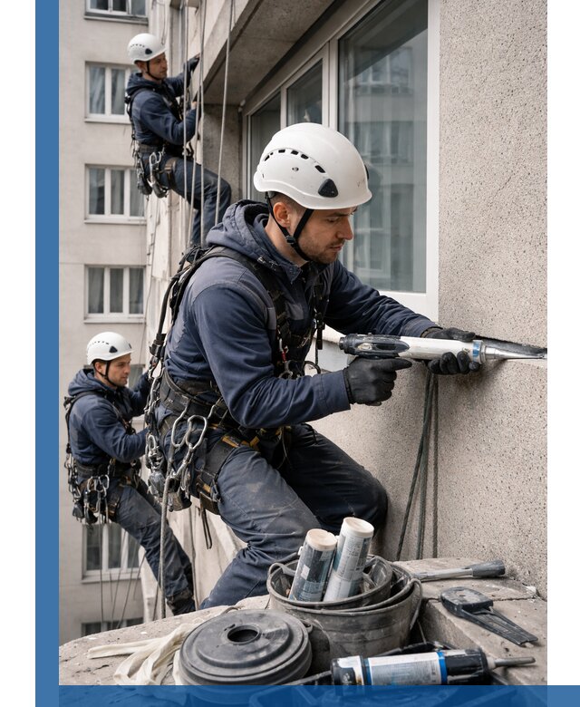 Герметизация швов лоджии в Каспийске профессионально и надежно