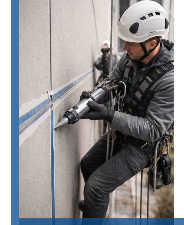 Герметизация стыков фасадных панелей в Каспийске качественно и быстро