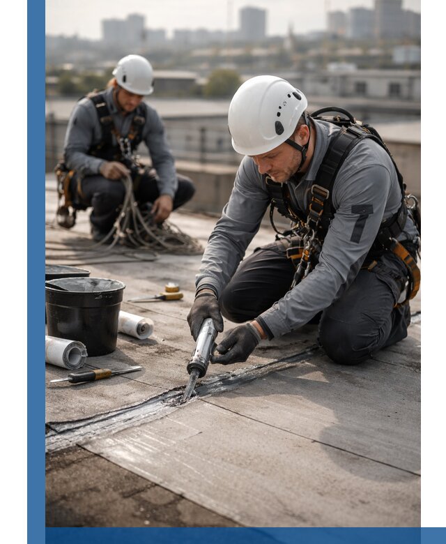 Аварийное и капитальное устранение протечек кровли в Каспийске