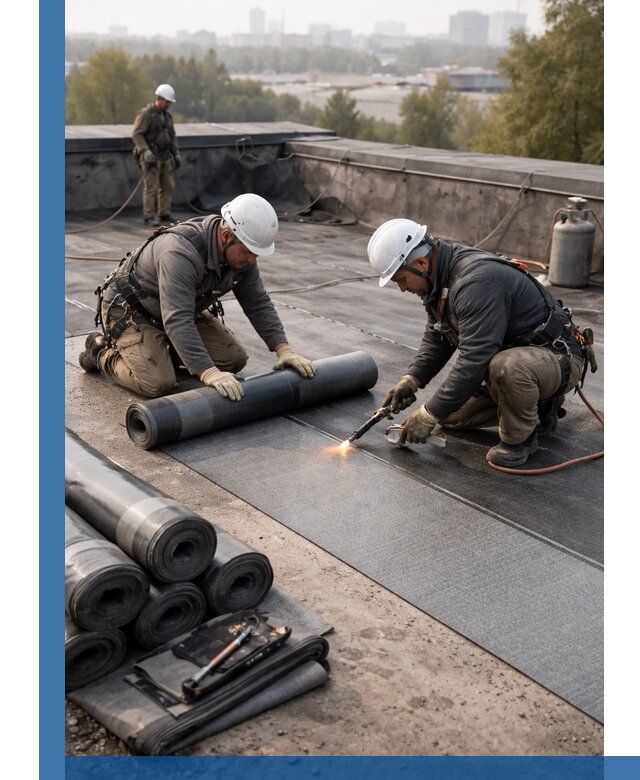 Монтаж мягкой кровли в Каспийске профессионально и надежно