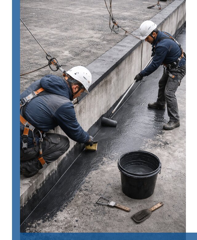 Гидроизоляция кровли жидкой резиной профессионально в Каспийске