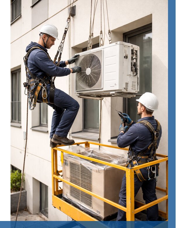 Демонтаж внешнего блока кондиционера в Каспийске от 3563 р. | ВЫСОТНИК-Ксп