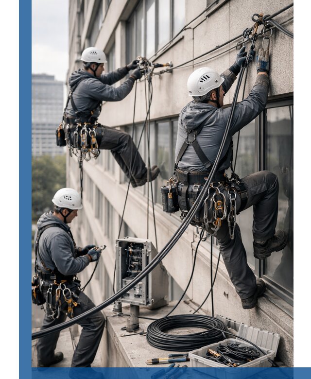 Прокладка оптоволоконного кабеля в Каспийске под ключ с тестированием