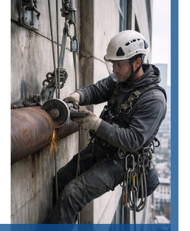 Резка металла на высоте в Каспийске по цене от 4581 р. | ВЫСОТНИК-Ксп