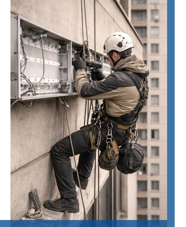 Ремонт вывески на высоте в Каспийске от 4581 р. | ВЫСОТНИК-Ксп