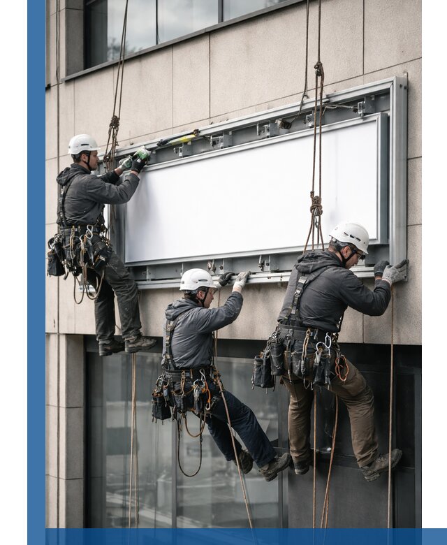 Профессиональный монтаж светового короба под ключ в Каспийске