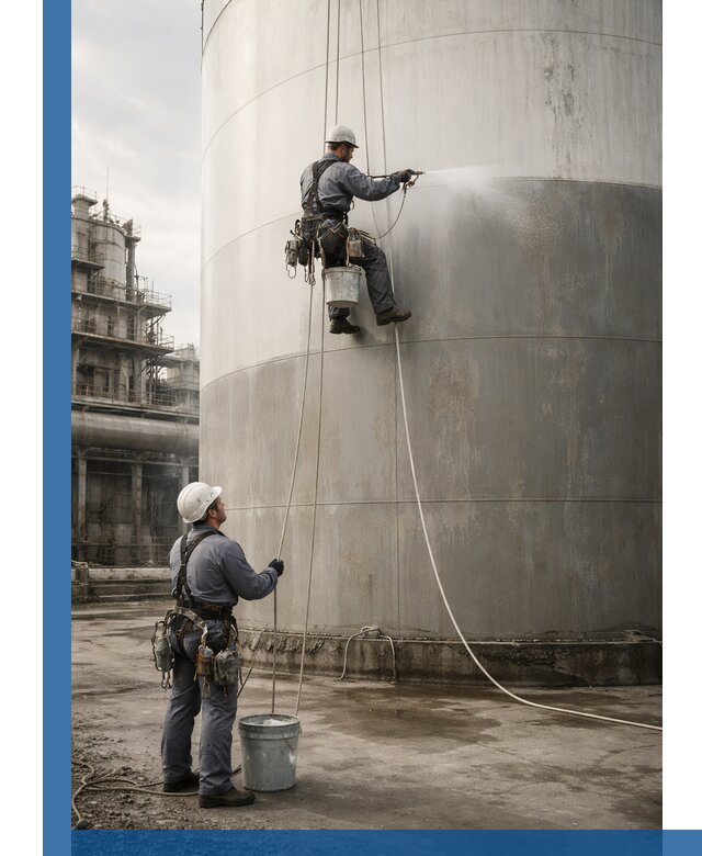 Покраска стальных резервуаров и емкостей в Каспийске профессионально