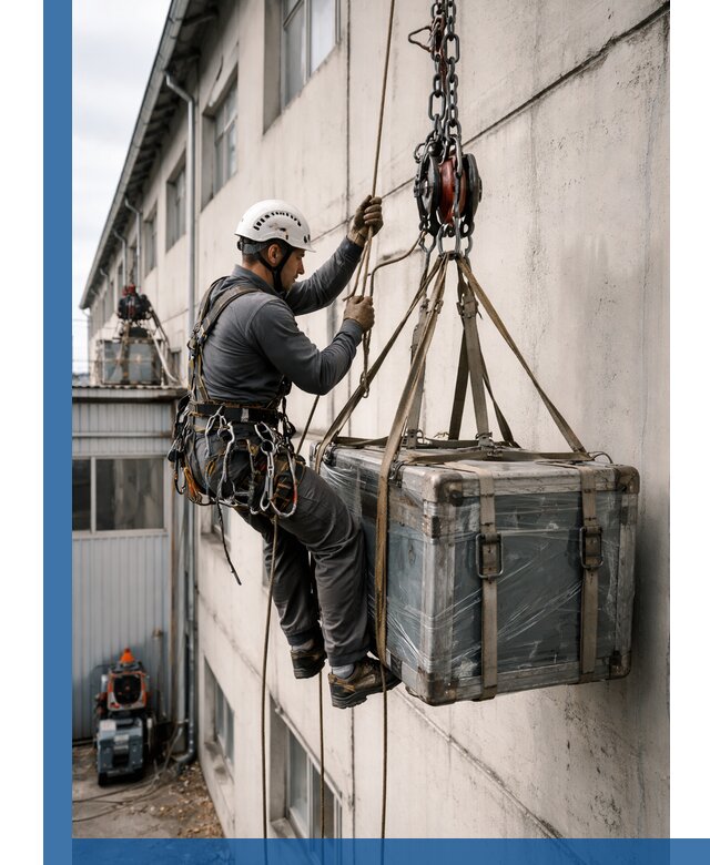 Подъем грузов на высоту в Каспийске для промышленных объектов