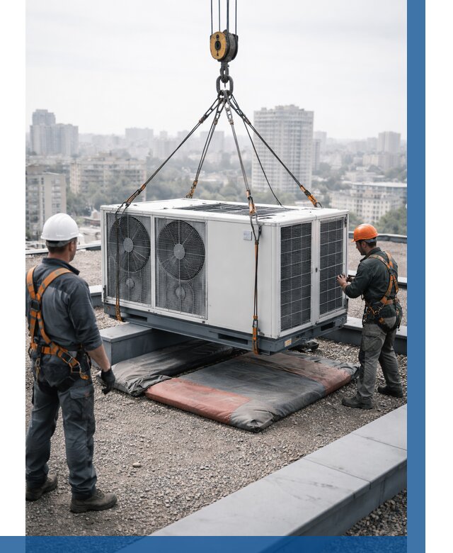 Подъем груза на крышу в Каспийске от 5091 р. | ВЫСОТНИК-Ксп заказать