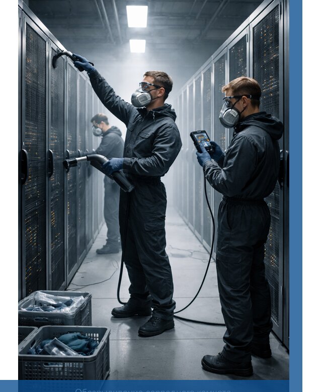 Обеспыливание серверной комнаты в Каспийске от 4581 р. | ВЫСОТНИК-Ксп