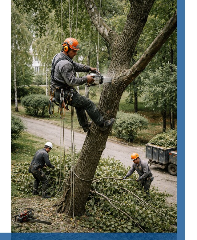 Кронирование деревьев в Каспийске от 6618 р. | ВЫСОТНИК-Ксп