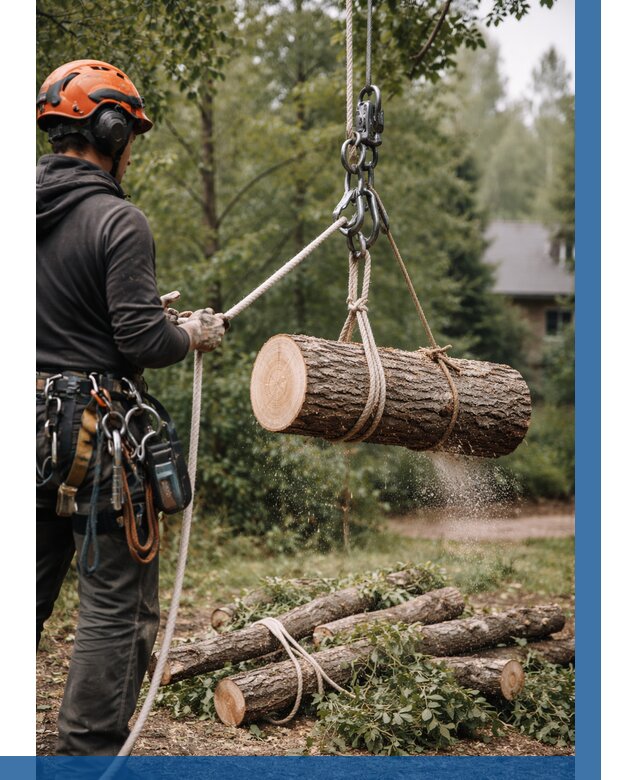 Валка деревьев частями в Каспийске от 7636 р. | ВЫСОТНИК-Ксп
