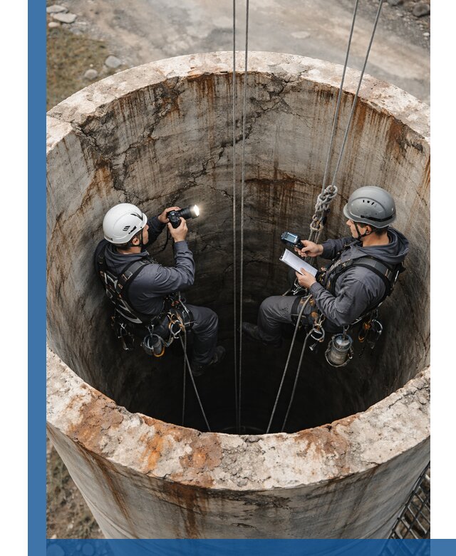 Обследование дымовой трубы: диагностика и оценка состояния в Каспийске